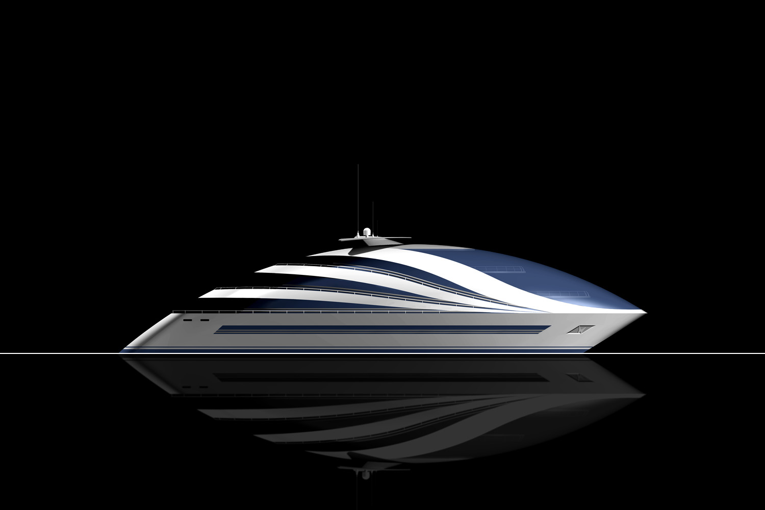 Aluminium Superyacht | Poseidon 180 by Giancarlo Zema